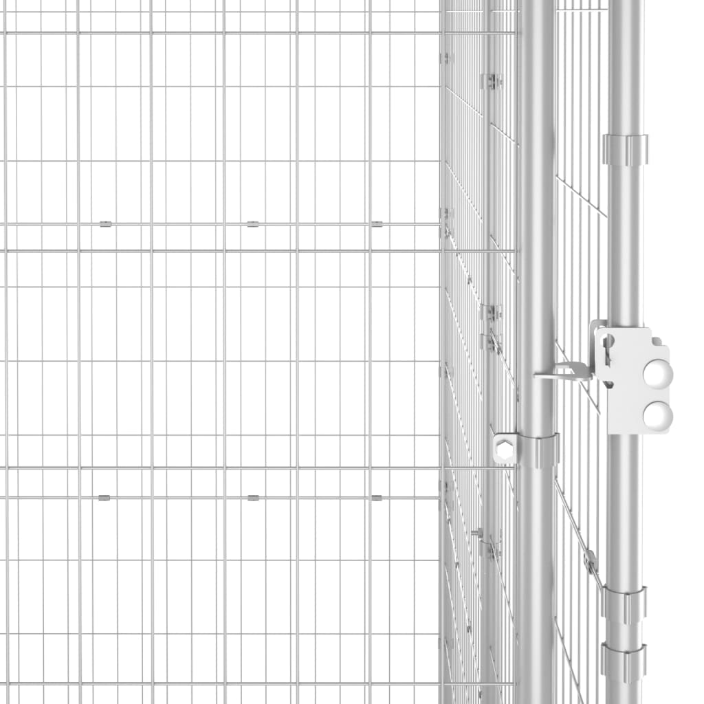 Venkovní psí kotec pozinkovaná ocel 12,1 m²