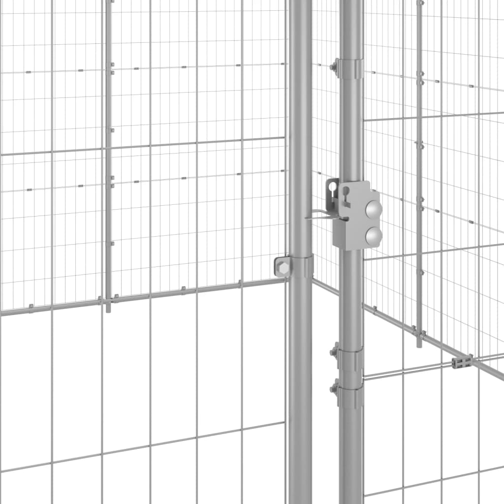 Venkovní psí kotec pozinkovaná ocel 24,2 m²