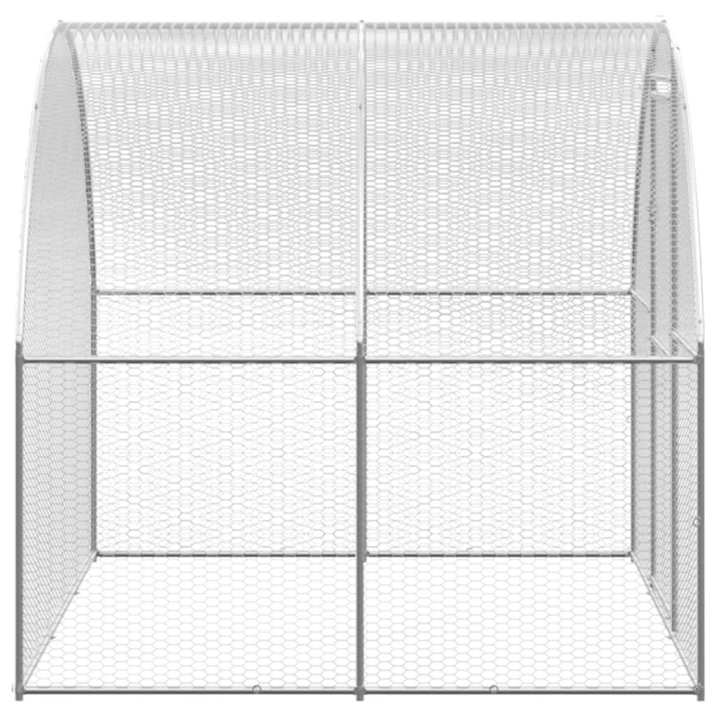 Venkovní klec pro kuřata 3 x 20 x 2 m pozinkovaná ocel