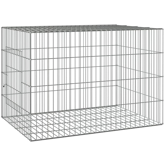 Klec pro králíka 78 x 54 x 54 cm pozinkované železo