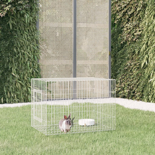 Klec pro králíka 78 x 54 x 54 cm pozinkované železo