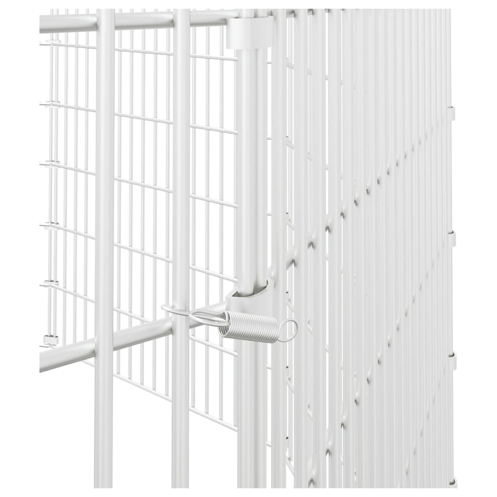 Ohrádka pro zvířata 10 panelů 54 x 100 cm pozinkované železo