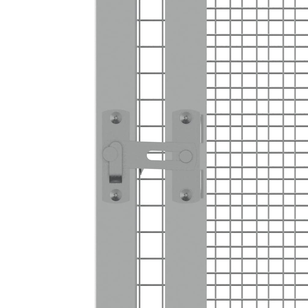 Ptačí klec antracitová 302,5x324,5x211,5 cm pozinkovaná ocel