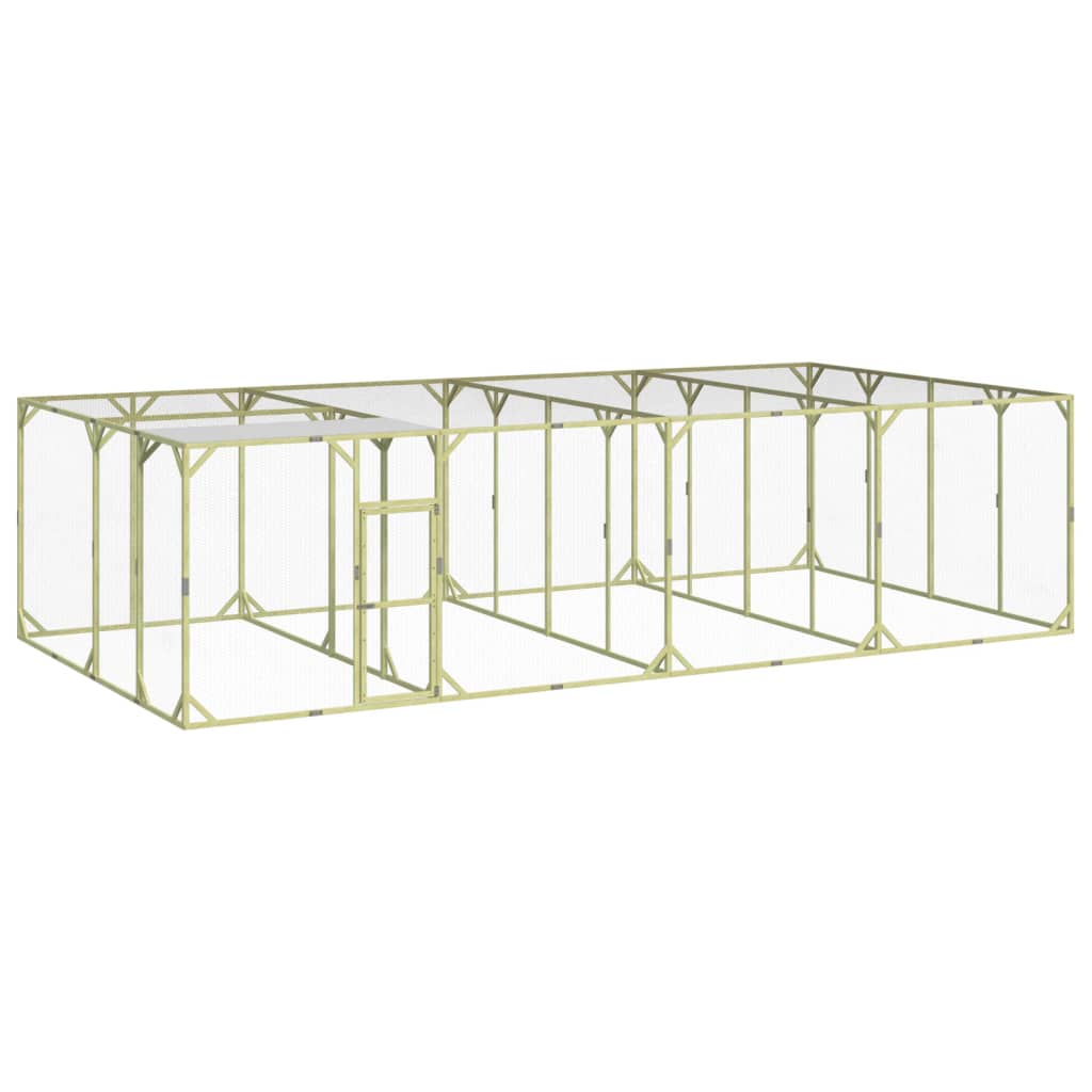 Kurník 800x400x200 cm impregnované masivní borové dřevo