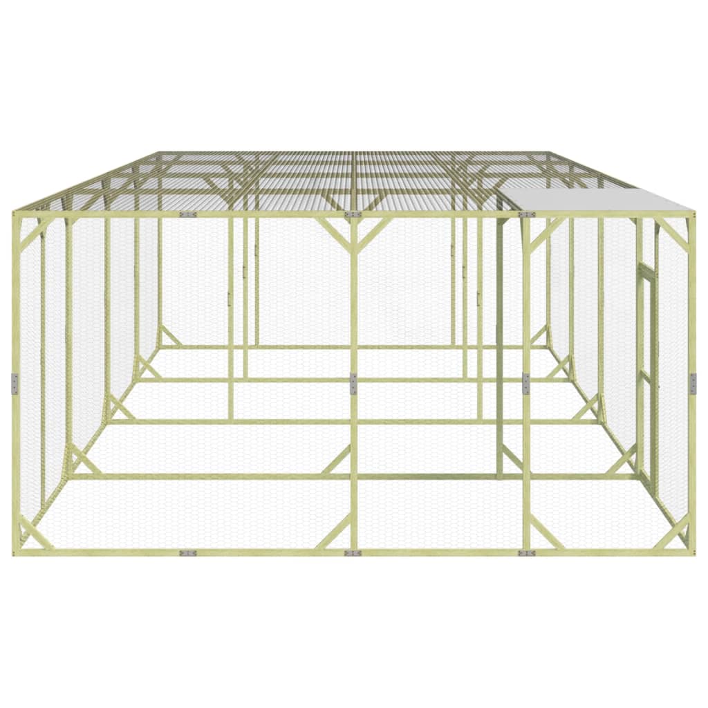 Kurník 800x400x200 cm impregnované masivní borové dřevo