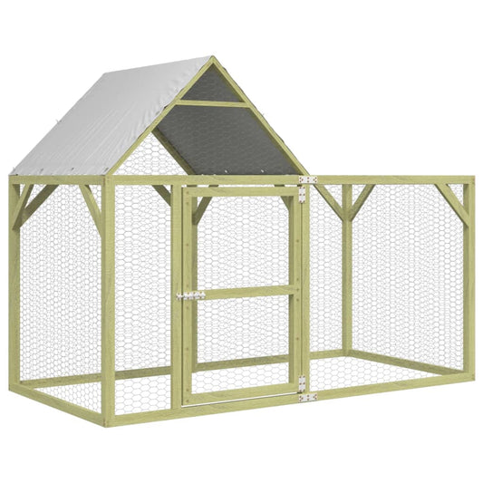 Kurník 200x100x150 cm impregnované masivní borové dřevo
