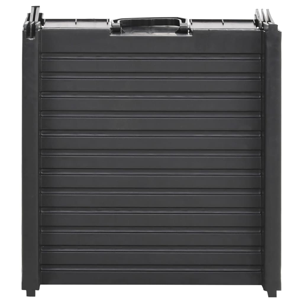 Skládací rampa pro psy černá 153 x 40 x 12,5 cm plast