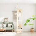 Načíst obrázek do prohlížeče galerie, Kočičí strom ke stropu krémový 277–303 cm
