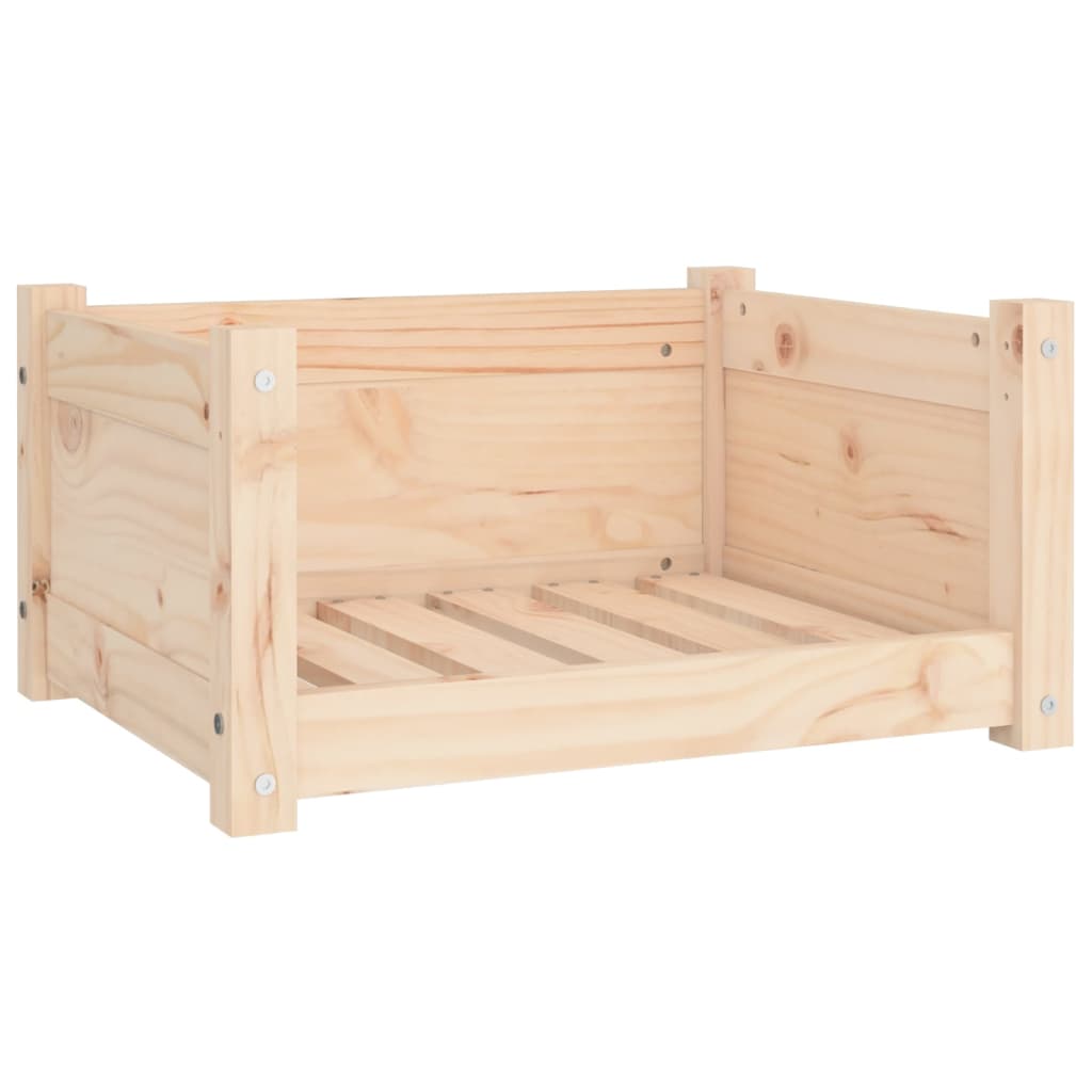 Pelíšek pro psy 55,5 x 45,5 x 28 cm masivní borovicové dřevo