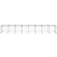Načíst obrázek do prohlížeče galerie, 36panelová ohrádka pro zvířata s dvířky černá 35 x 35 cm ocel
