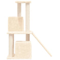 Načíst obrázek do prohlížeče galerie, Škrabadlo pro kočky se sisalovými sloupky krémové 82 cm

