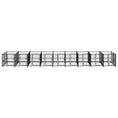 Načíst obrázek do prohlížeče galerie, Venkovní psí kotec ocel 16,89 m²
