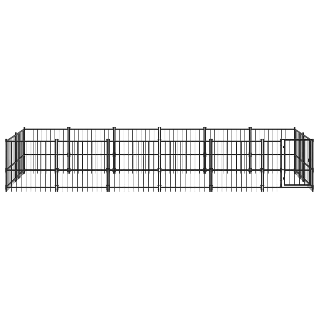 Venkovní psí kotec ocel 11,26 m²