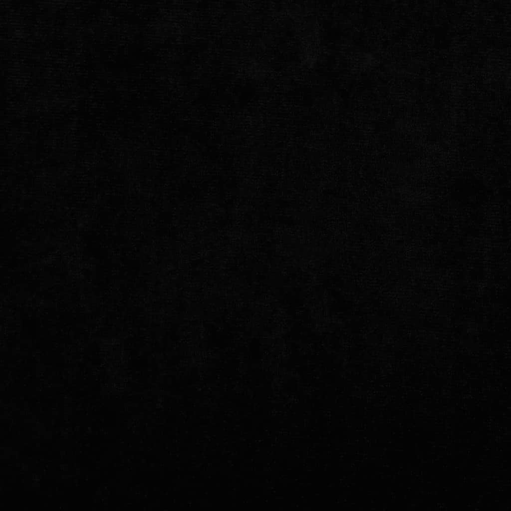 Pelíšek pro psy černý 66 x 40 x 45 cm samet