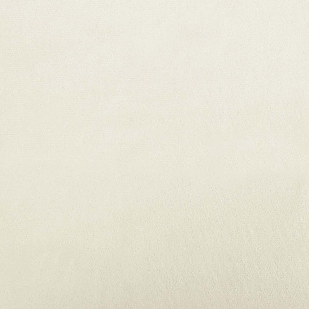 Pelíšek pro psy krémový 90 x 53 x 30 cm samet