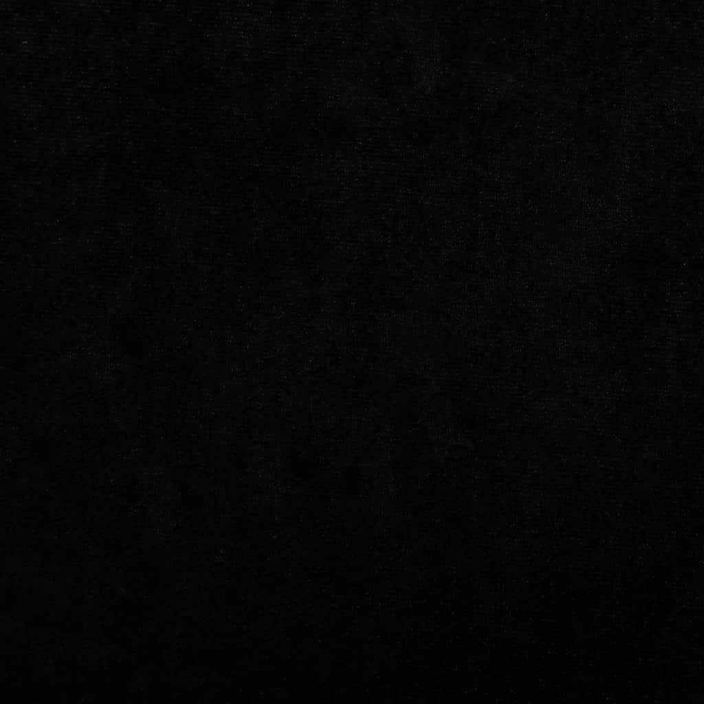 Pelíšek pro psy černý 70 x 45 x 30 cm samet