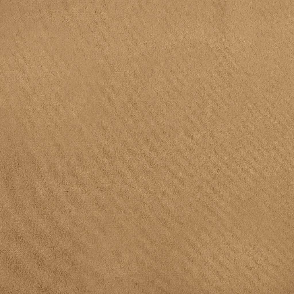 Pelíšek pro psy hnědý 80 x 45 x 30 cm samet