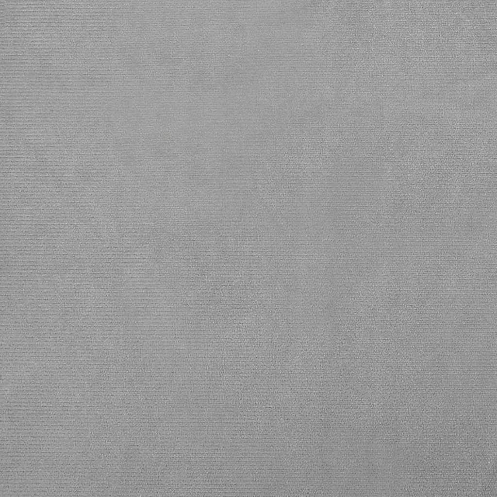 Pelíšek pro psy světle šedý 70 x 45 x 26,5 cm samet