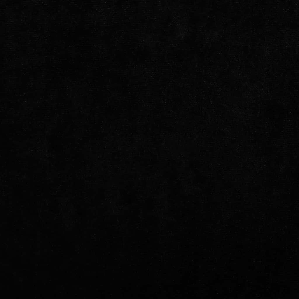 Pelíšek pro psy černý 70 x 52 x 30 cm samet