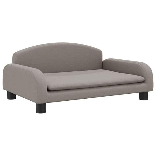 Pelíšek pro psy taupe 70 x 45 x 30 cm textil