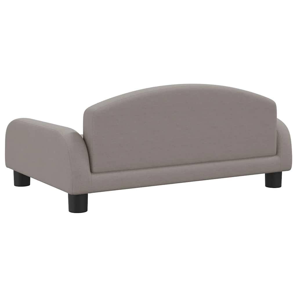 Pelíšek pro psy taupe 70 x 45 x 30 cm textil
