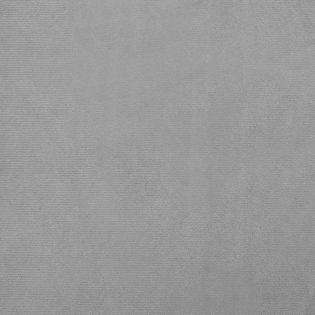 Pelíšek pro psy světle šedý 70 x 45 x 33 cm samet