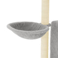 Načíst obrázek do prohlížeče galerie, Škrabadlo pro kočky se sisalovými sloupky světle šedé 96,5 cm
