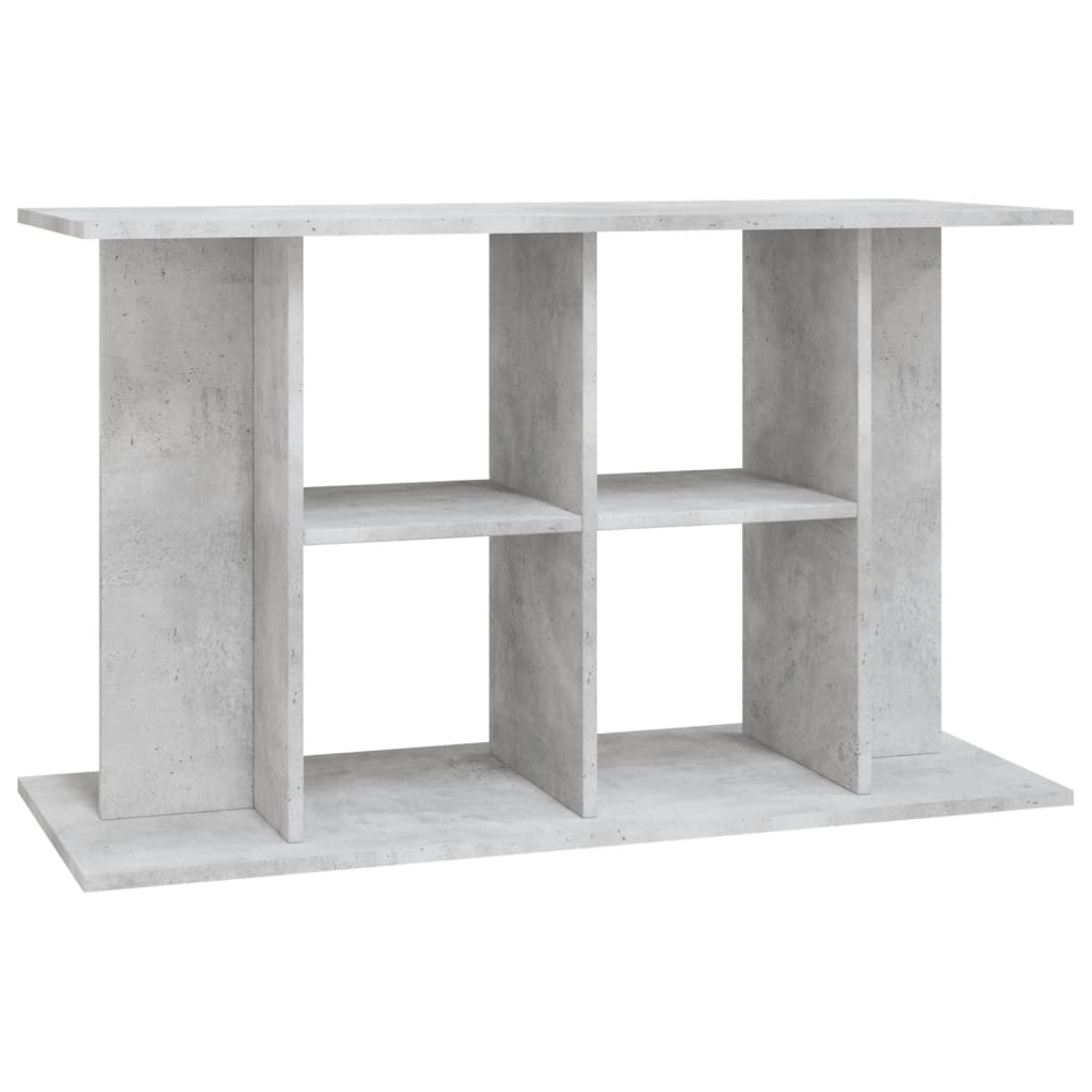 Stojan na akvárium betonový šedý 100 x 40 x 60 cm, dřevo