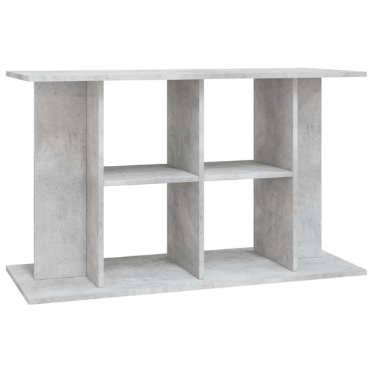Stojan na akvárium betonový šedý 100 x 40 x 60 cm, dřevo
