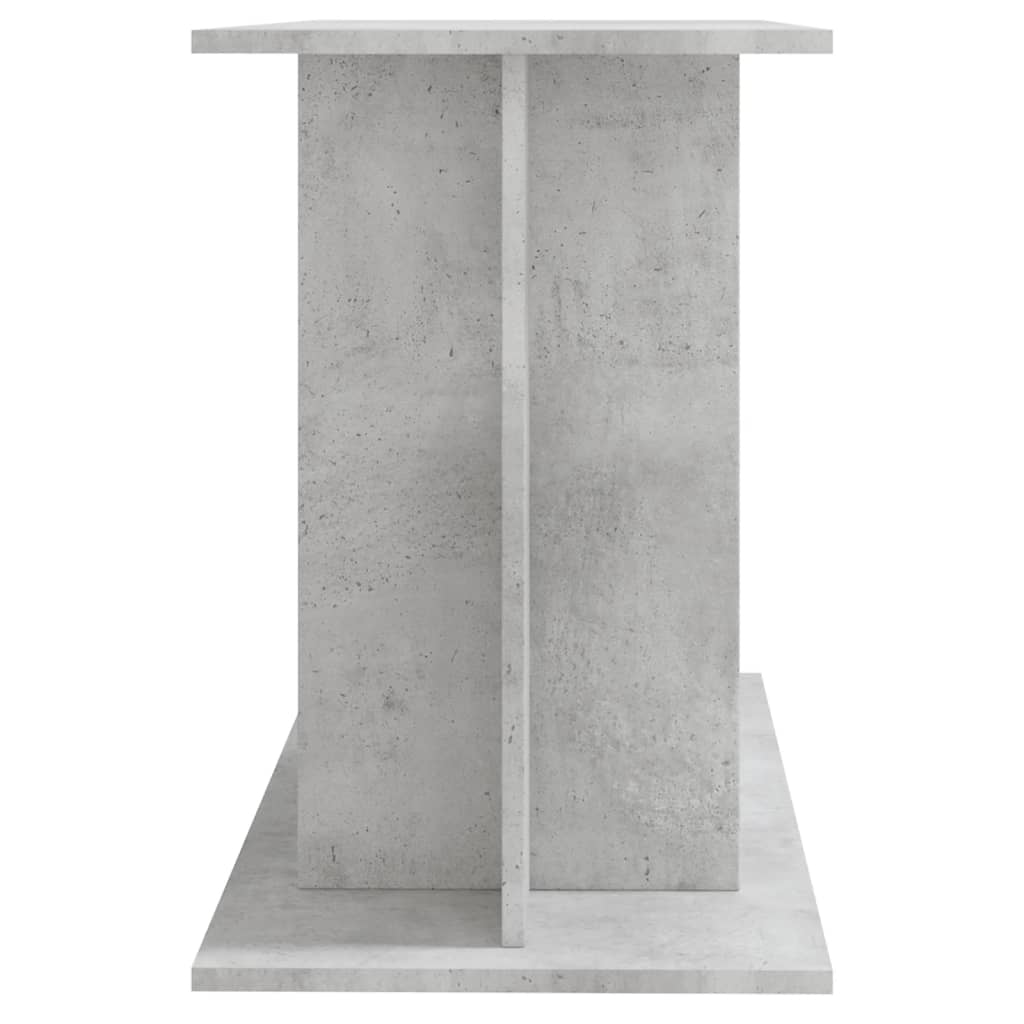 Stojan na akvárium betonový šedý 100 x 40 x 60 cm, dřevo