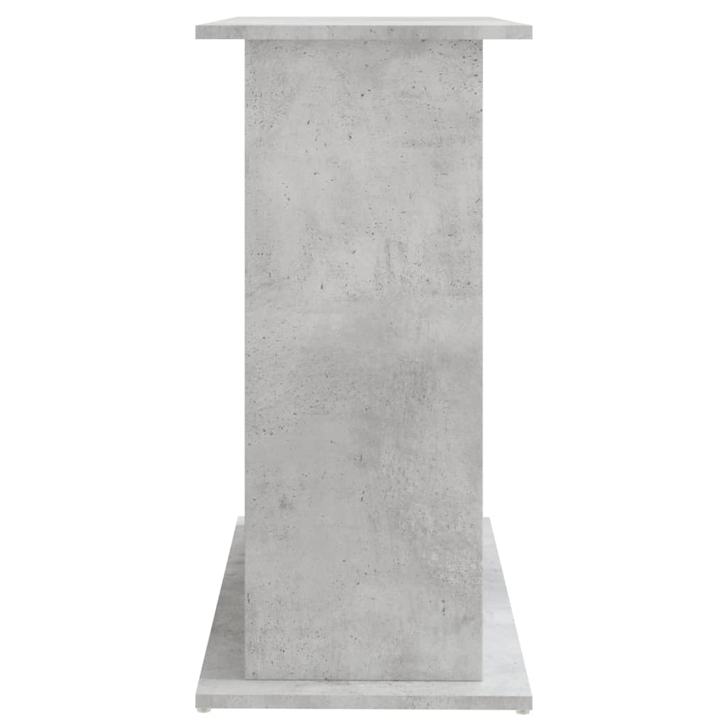 Stojan na akvárium betonově šedý 81 x 36 x 73 cm, dřevo