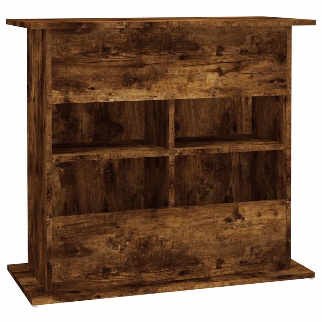 Stojan na akvárium kouřový dub 81 x 36 x 73 cm kompozitní dřevo