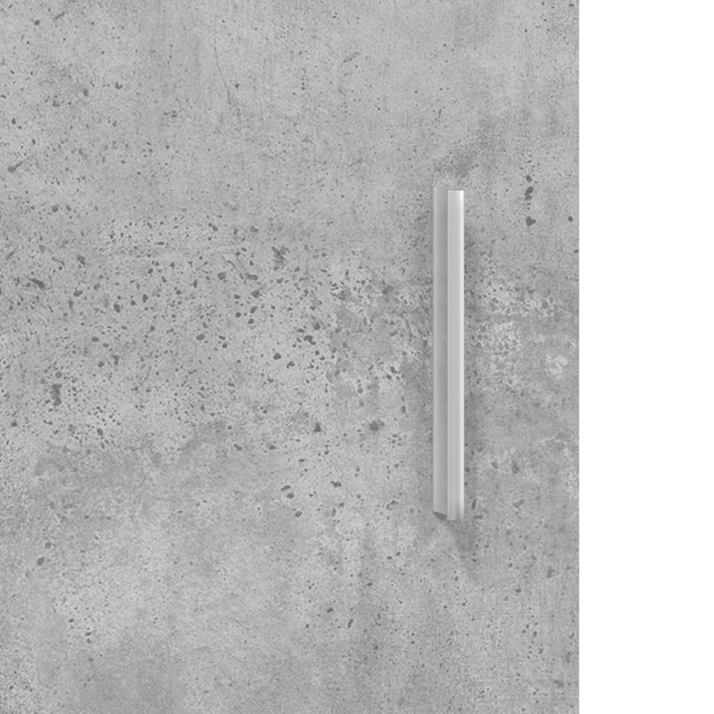 Stojan na akvárium betonově šedý 101 x 41 x 58 cm, dřevo