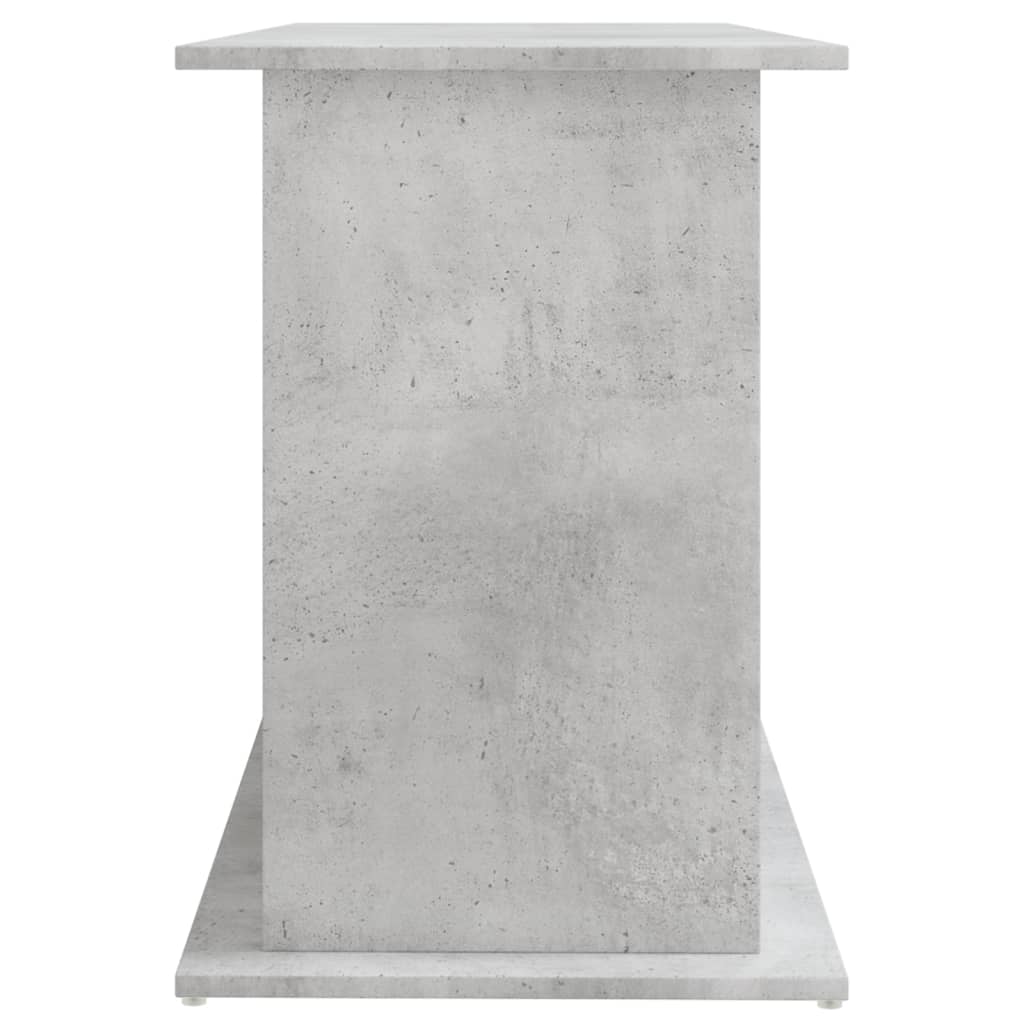 Stojan na akvárium betonově šedý 121 x 41 x 58 cm, dřevo