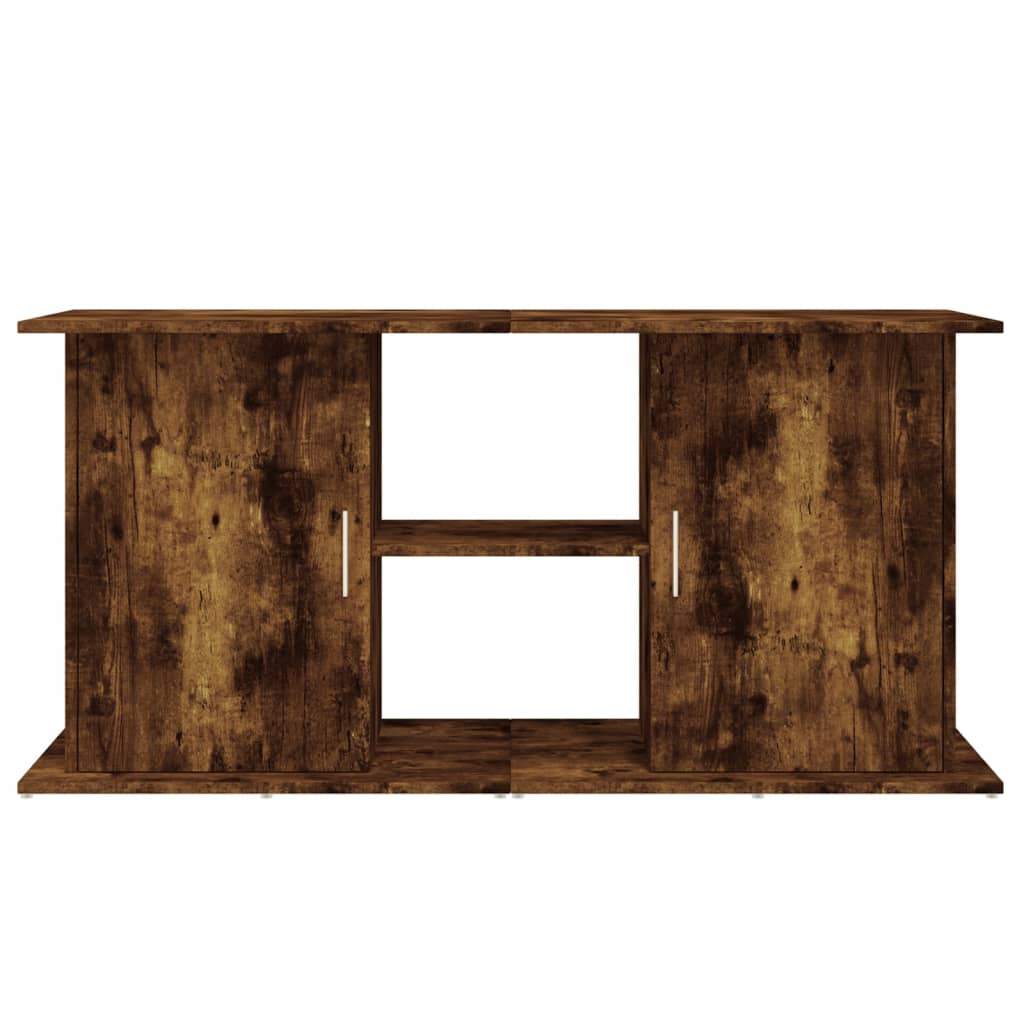 Stojan na akvárium kouřový dub 121x41x58 cm kompozitní dřevo