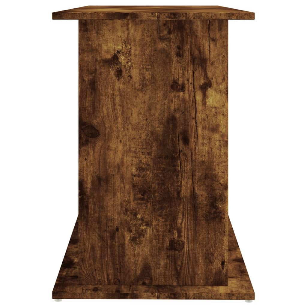 Stojan na akvárium kouřový dub 121x41x58 cm kompozitní dřevo