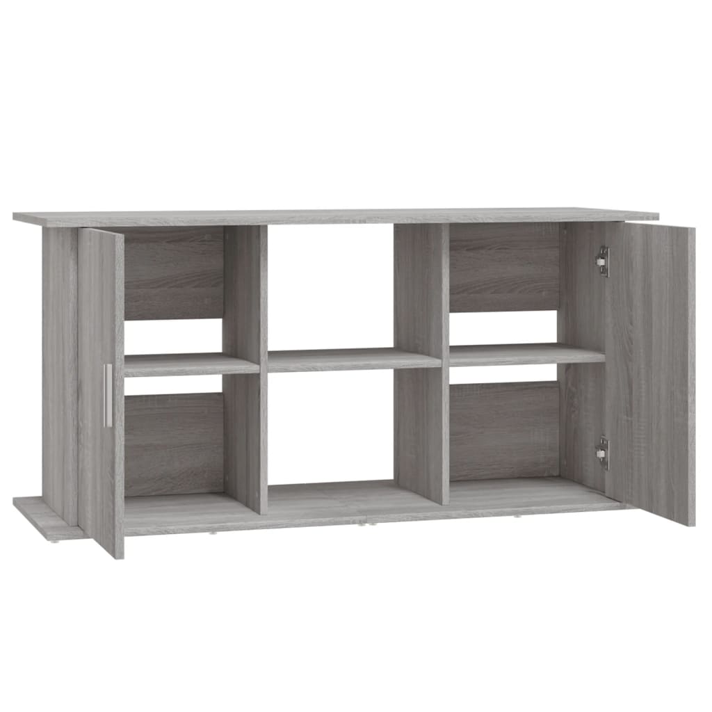 Stojan na akvárium šedý sonoma 121x41x58 cm kompozitní dřevo