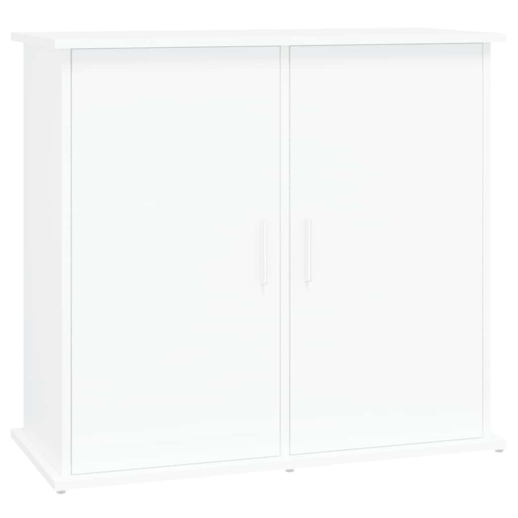 Stojan na akvárium bílý 81 x 36 x 73 cm kompozitní dřevo