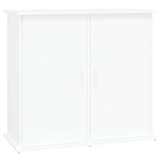 Stojan na akvárium bílý 81 x 36 x 73 cm kompozitní dřevo