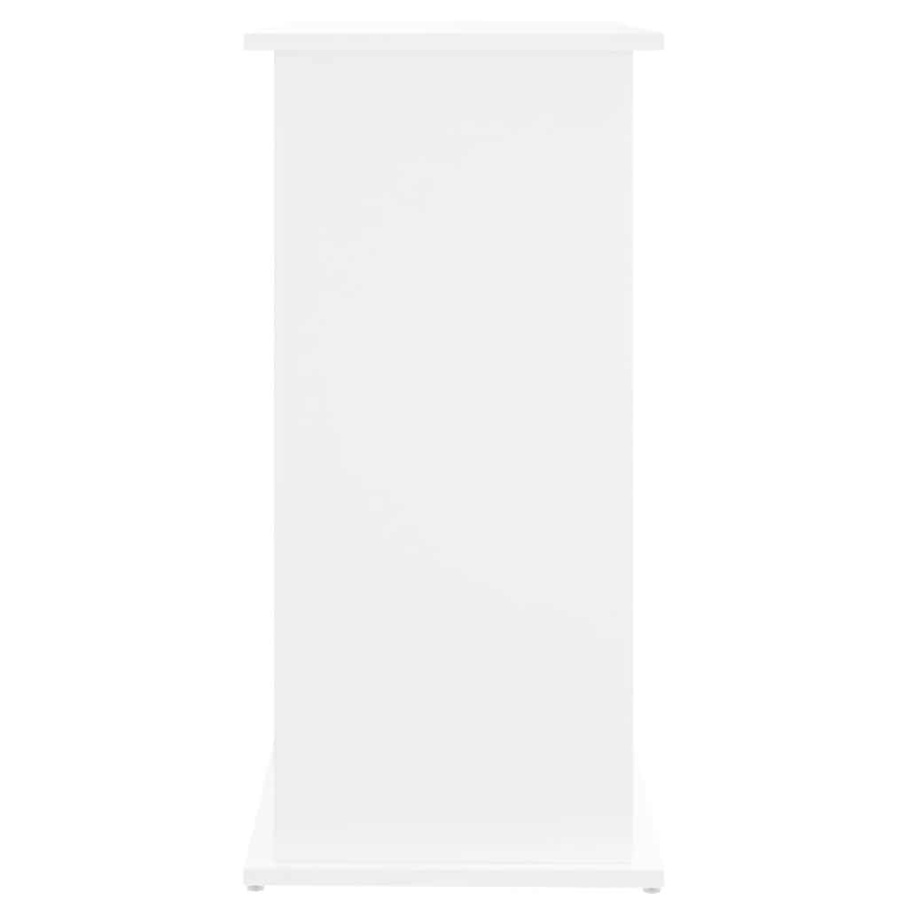 Stojan na akvárium bílý 81 x 36 x 73 cm kompozitní dřevo