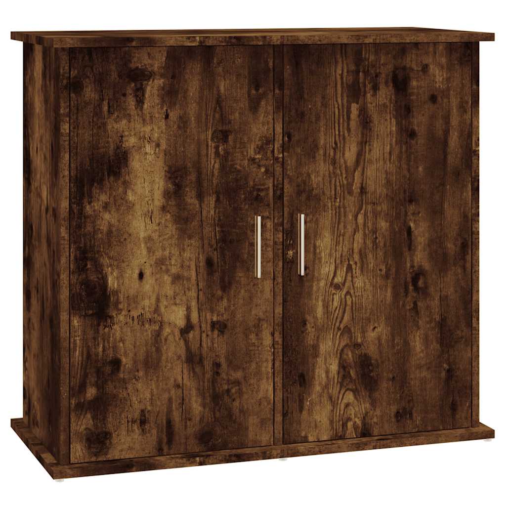 Stojan na akvárium kouřový dub 81 x 36 x 73 cm kompozitní dřevo