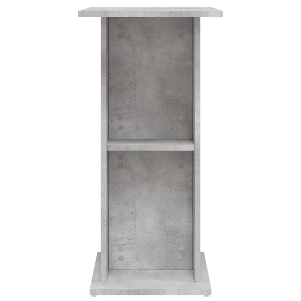 Stojan na akvárium betonově šedý 60,5 x 36 x 72,5 cm, dřevo