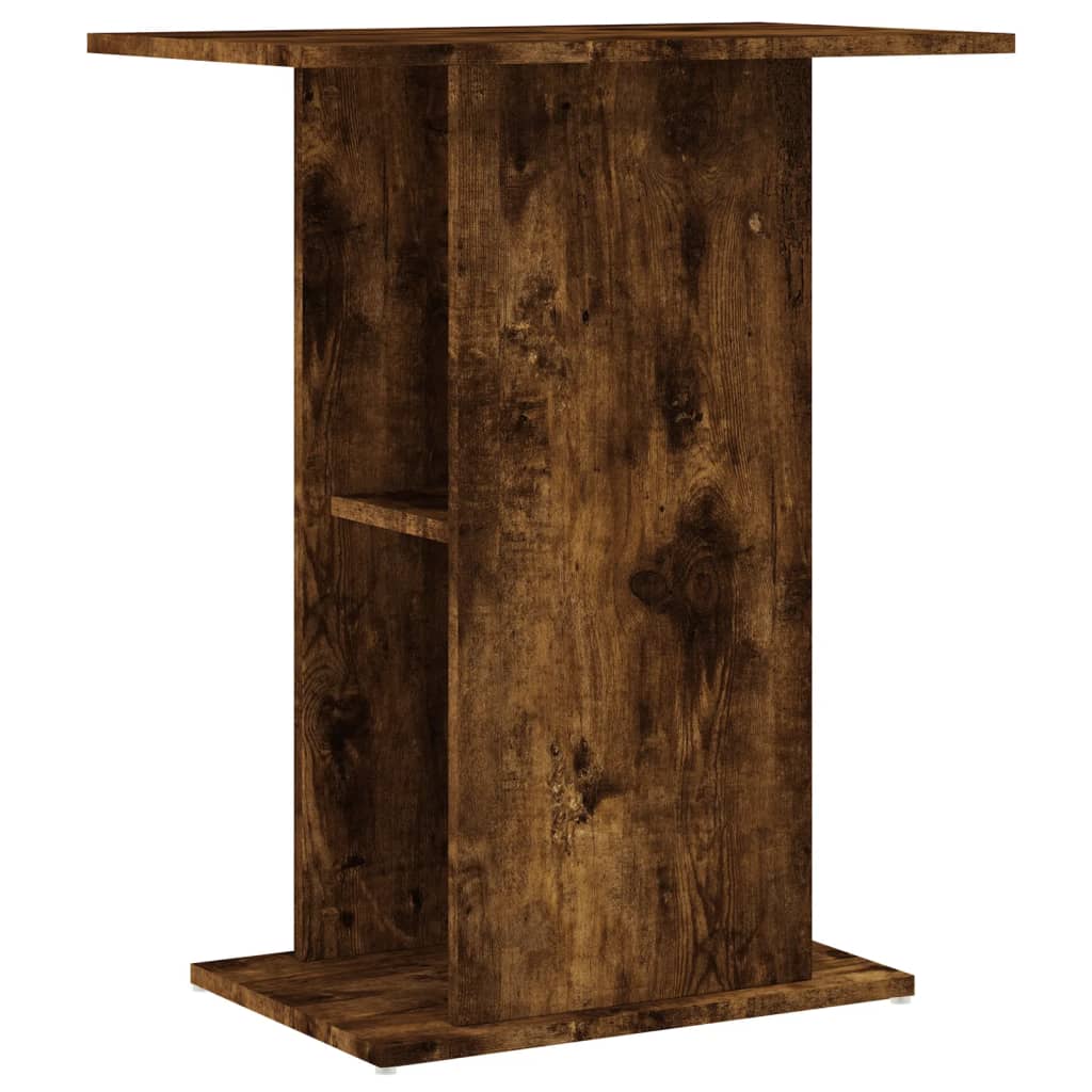 Stojan na akvárium kouřový dub 60,5x36x72,5 cm kompozitní dřevo