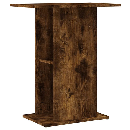 Stojan na akvárium kouřový dub 60,5x36x72,5 cm kompozitní dřevo