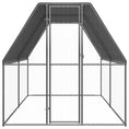 Načíst obrázek do prohlížeče galerie, Venkovní klec pro kuřata 2x4x2 m pozinkovaná ocel
