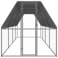 Načíst obrázek do prohlížeče galerie, Venkovní klec pro kuřata 2x8x2 m pozinkovaná ocel
