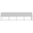 Načíst obrázek do prohlížeče galerie, Venkovní klec pro kuřata 2x8x2 m pozinkovaná ocel
