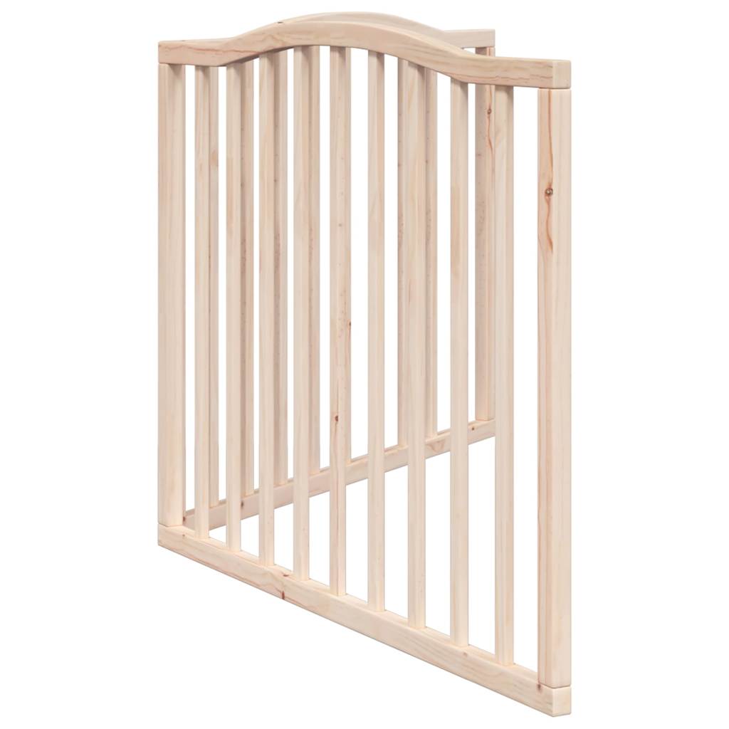 Zábrana pro psy skládací 2 panely 160 cm topolové dřevo