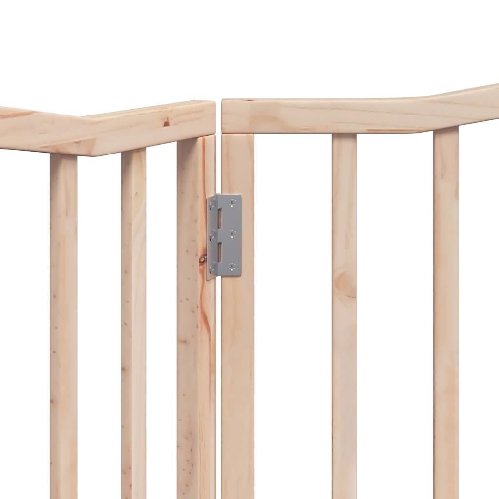 Zábrana pro psy skládací 2 panely 160 cm topolové dřevo