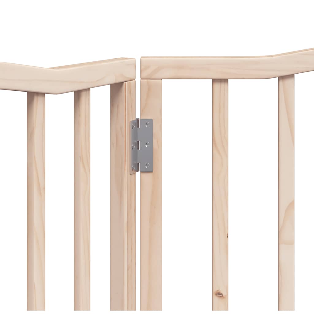Zábrana pro psy skládací 2 panely 160 cm topolové dřevo